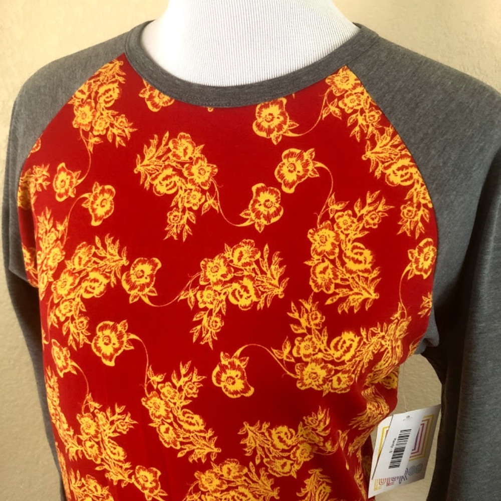 3/$35 LuLaRoe Floral Randy Shirt - Picture 2 of 5